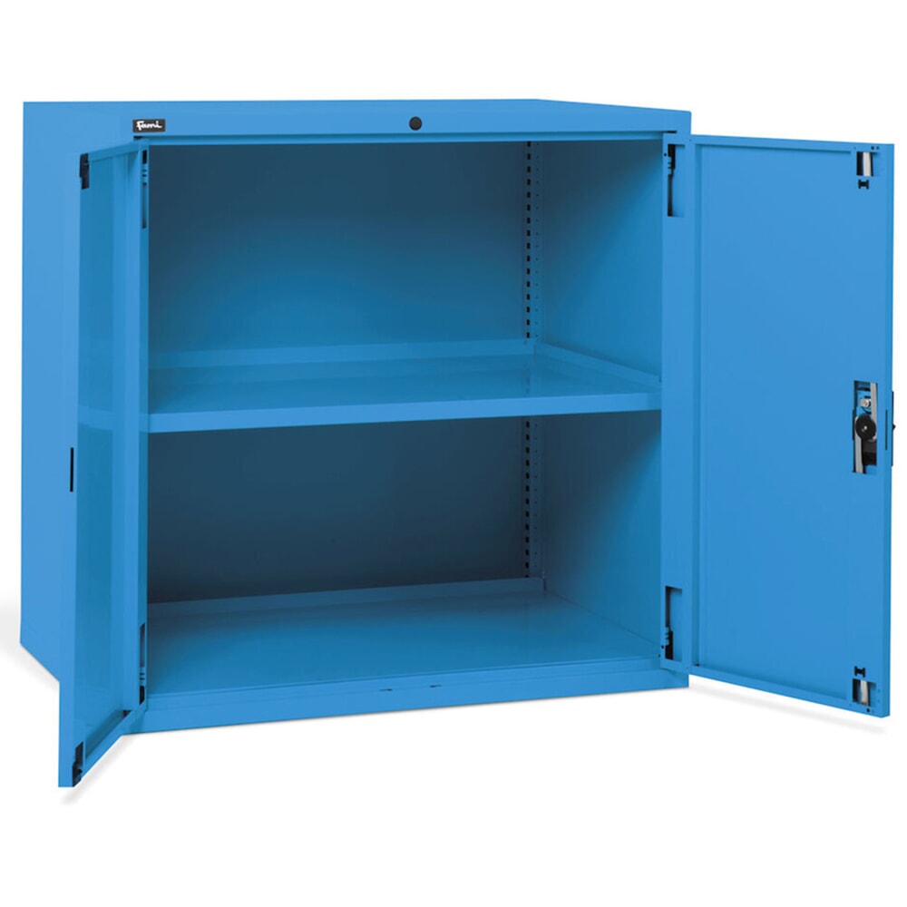 Número de imagen del producto 5: Armario Fami MASTER con puertas batientes, 1.000 x 1.020 x 726 mm (alto x ancho x fondo), azul claro