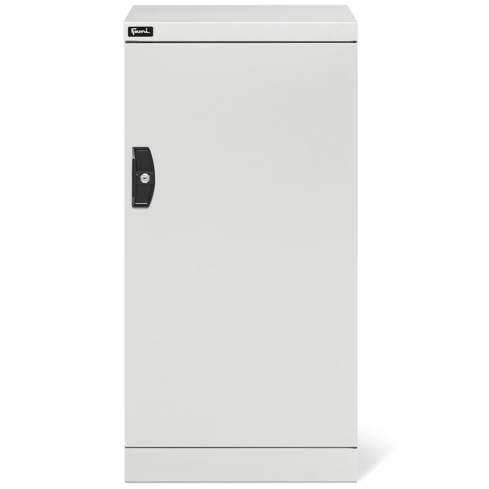Número de imagen del producto 2: Armario Fami PERFOM con puertas batientes, 1 cajón, 1.000 x 512 x 555 mm (alto x ancho x fondo), gris claro