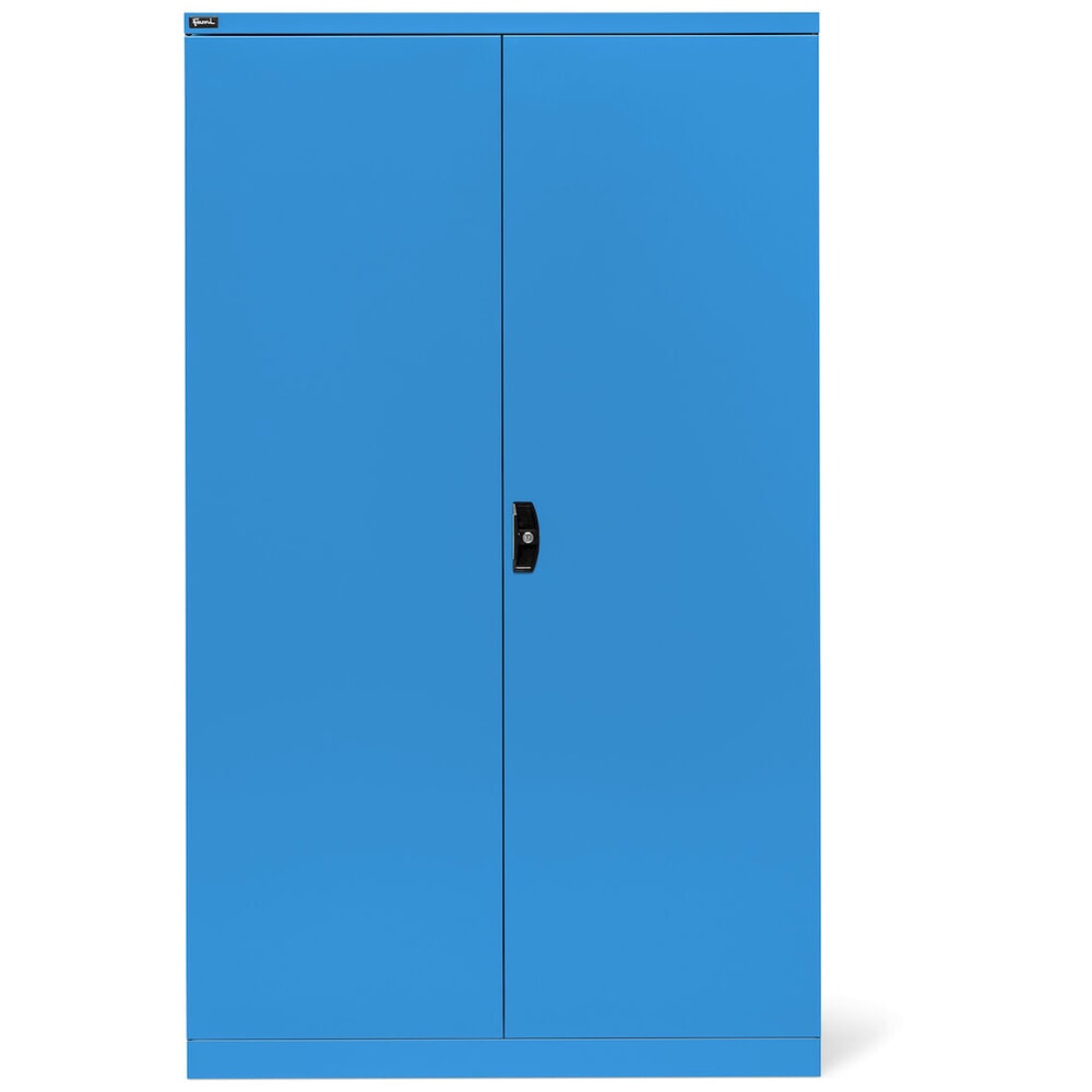 Número de imagen del producto 2: Armario Fami PERFOM con puertas batientes, 4 baldas, 2.000 x 1.193 x 555 mm (alto x ancho x fondo), azul claro