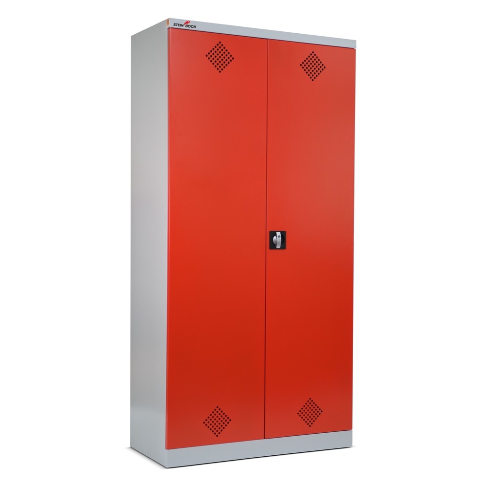 Número de imagen del producto 11: Armario para aceites Steinbock®, 2 baldas de rejilla galvanizada ajustables en altura, 1 cuba de contención, H x A x F 1.950 x 950 x 500 mm