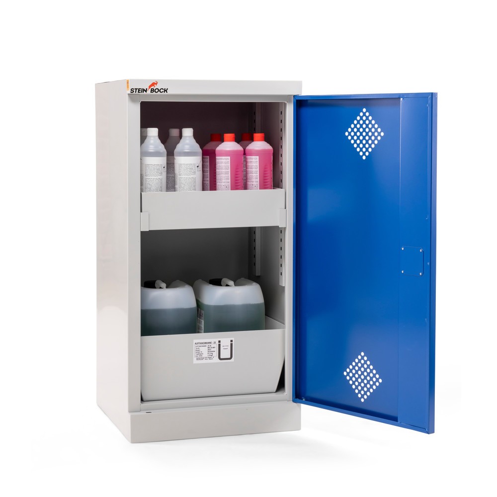 Número de imagen del producto 4: Armario para productos químicos y tóxicos Steinbock®, 2 cubetas, H x A x F 1.000 x 500 x 500 mm