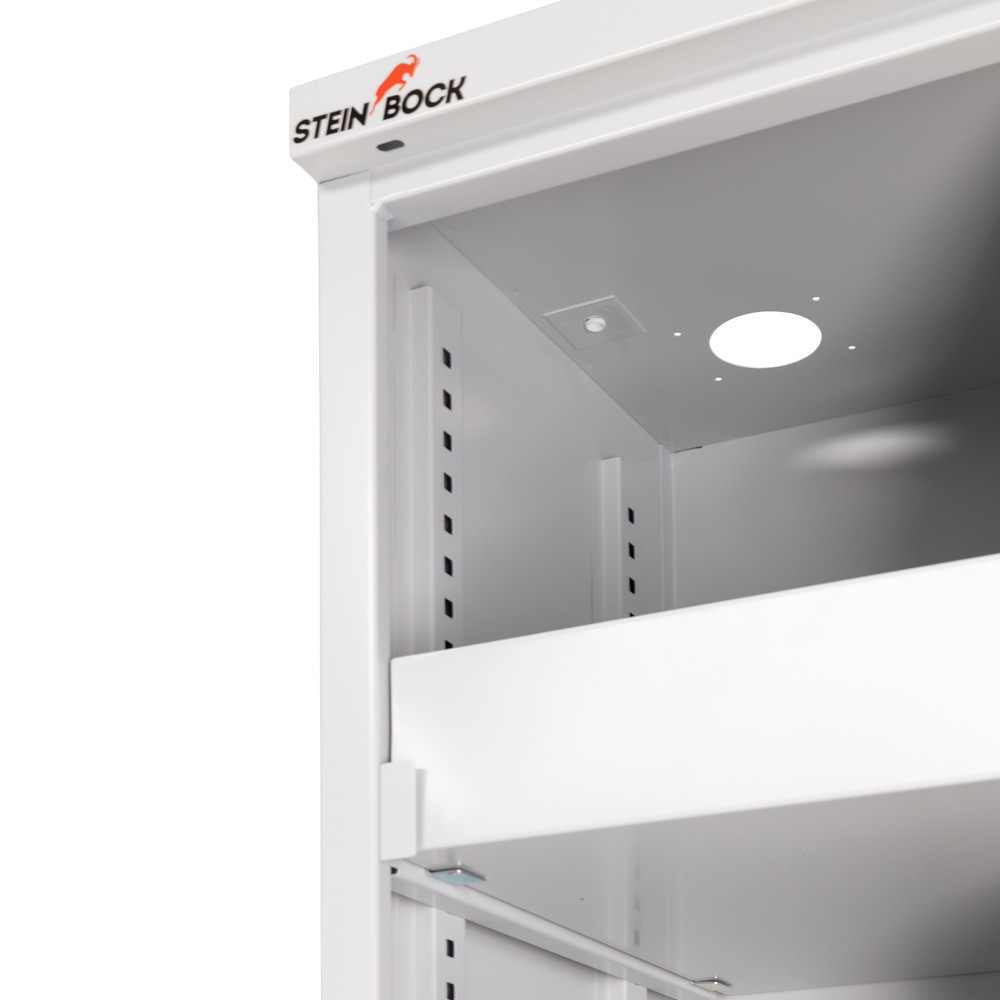 Número de imagen del producto 2: Armario para productos químicos y tóxicos Steinbock®, 4 cubetas, H x A x F 1.950 x 500 x 500 mm