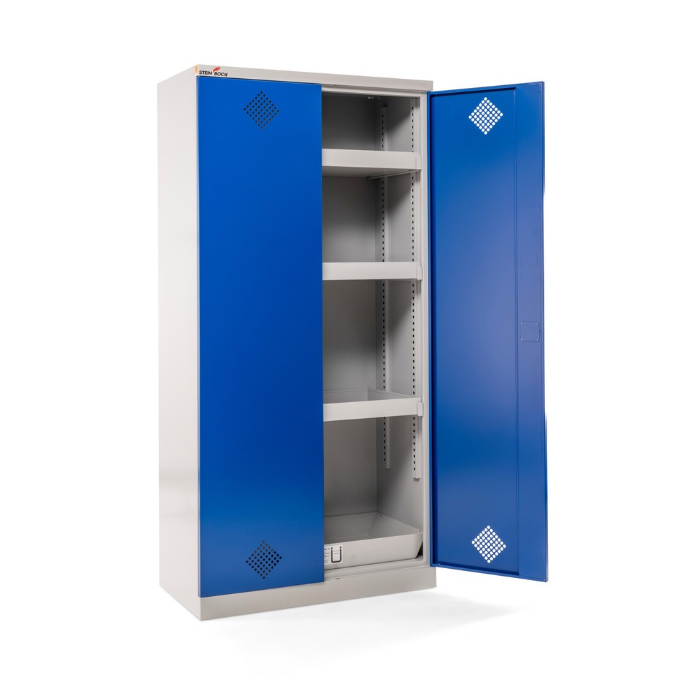 Número de imagen del producto 9: Armario para productos químicos y tóxicos Steinbock®, 4 cubetas, H x A x F 1.950 x 950 x 500 mm