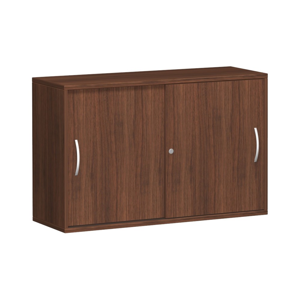 Imagen del producto: Armario de puerta corredera profesional, 2 OH, ancho 1200 mm, nogal