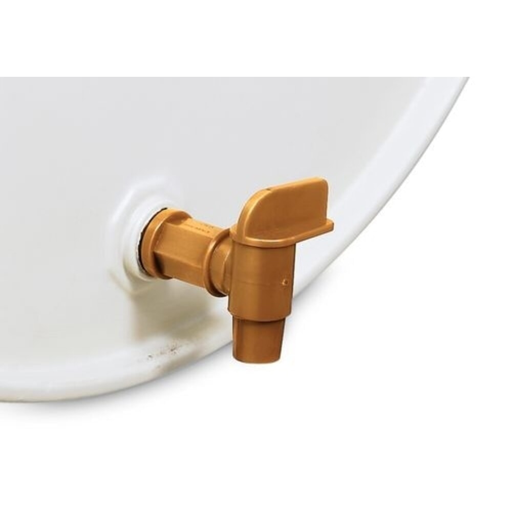 Imagen del producto: Denios grifo para bidón de polietileno, apto para productos químicos corrosivos y agresivos FH 1, diámetro de rosca de 3/4 pulgadas