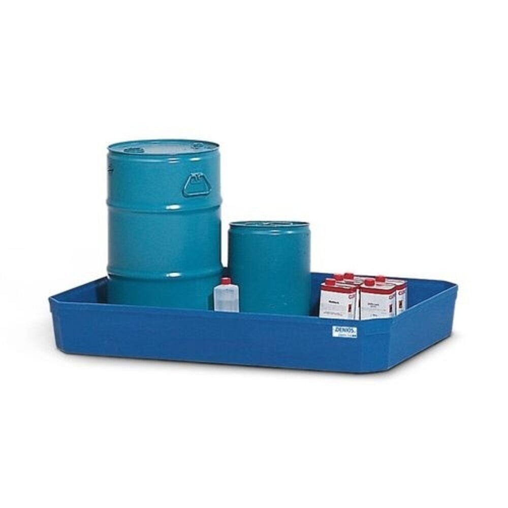 Imagen del producto: Denios bordillo para pequeños recipientes classic-line de PE, capacidad 130 l, sin rejilla galvanizada