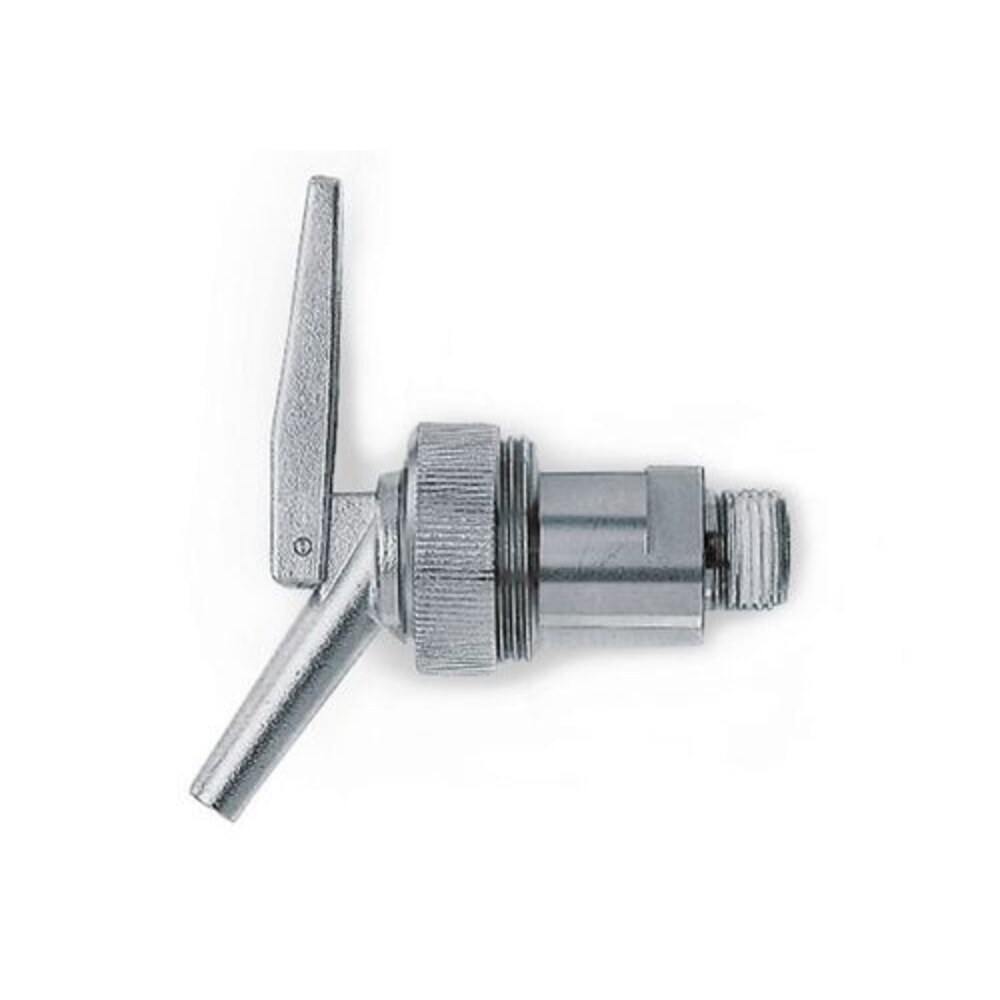 Número de imagen del producto 1: Denios grifo dosificador fino de acero inoxidable con cierre automático, diámetro de rosca 3/4 pulgadas