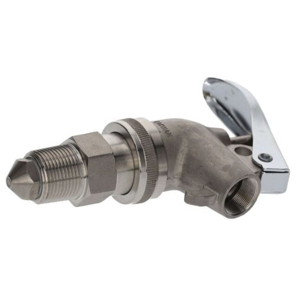 Imagen del producto: Denios grifo de acero inoxidable con cierre automático, diámetro de rosca 3/4 pulgadas