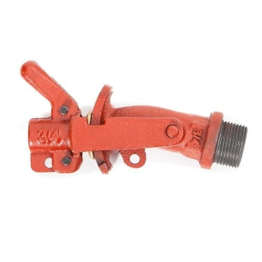 Número de imagen del producto 1: Denios grifo para bidón de hierro fundido con placa de bloqueo de latón, diámetro de rosca de 3/4 pulgadas