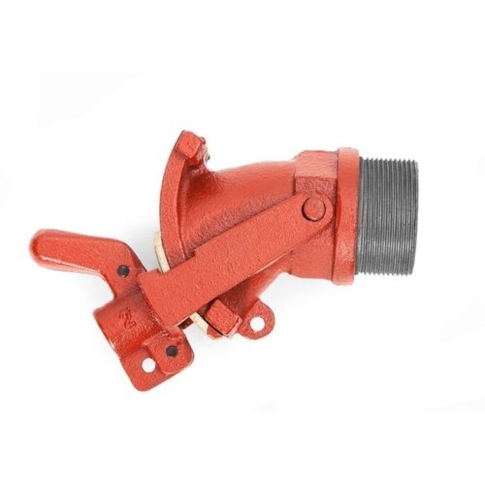 Imagen del producto: Denios grifo para bidón de hierro fundido con placa de bloqueo de latón, diámetro de rosca de 2 pulgadas