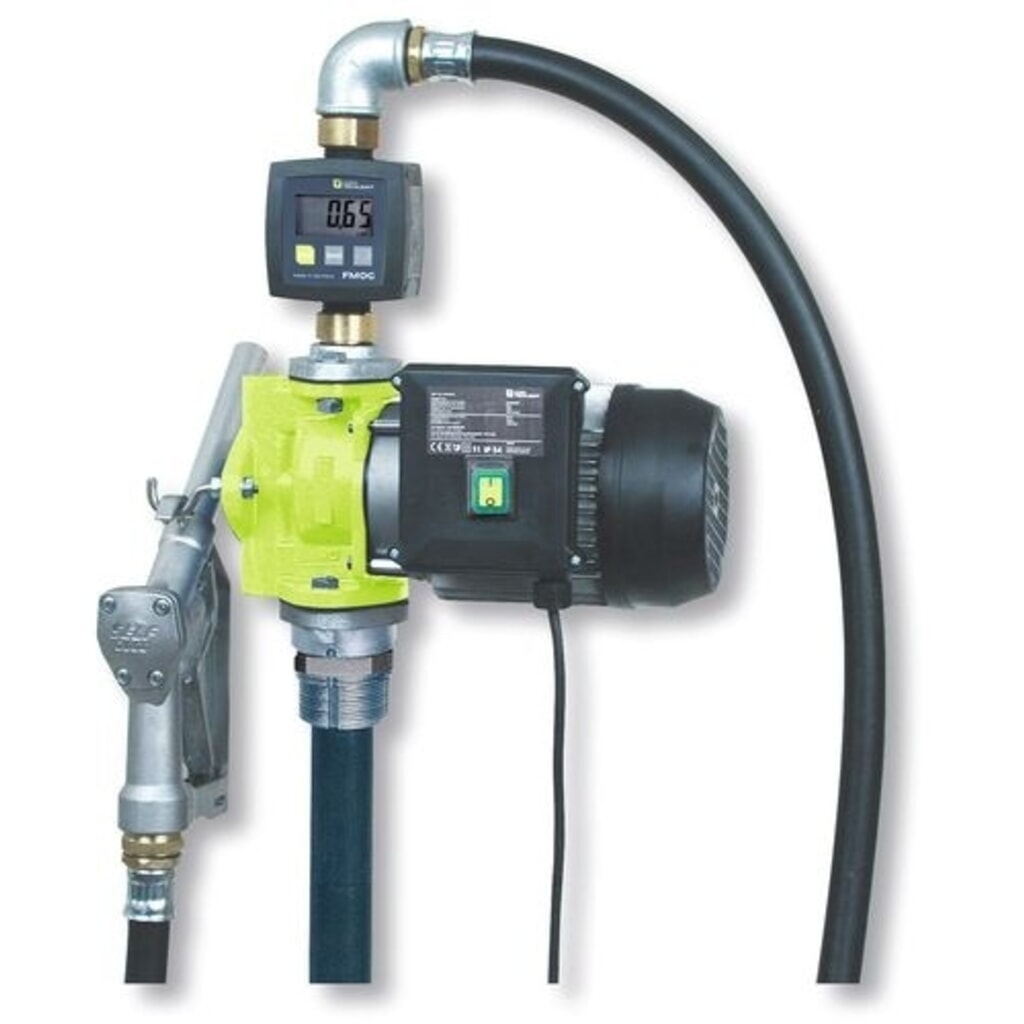 Denios bomba eléctrica para bidón V, con válvula dispensadora de aceite, profundidad de inmersión de 840 mm Imagen del producto: Denios bomba eléctrica para bidón V, con válvula dispensadora de aceite, profundidad de inmersión de 840 mm