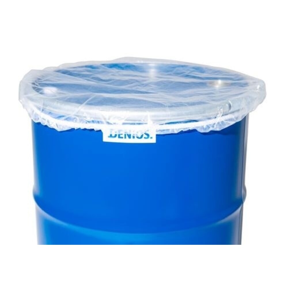 Imagen del producto: Tapa para bidón Denios, para bidones con diámetro de hasta 620 mm, transparente, 10 unidades