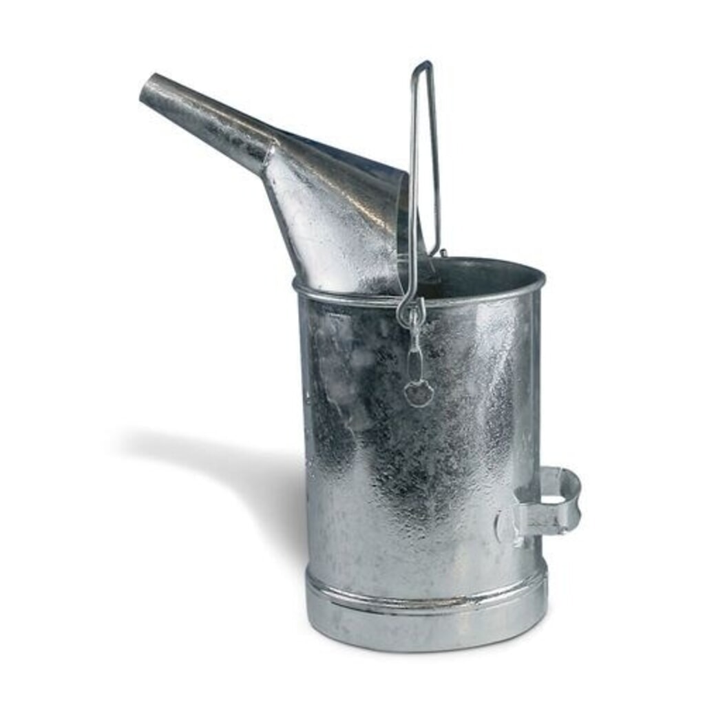 Imagen del producto: Denios cubo medidor de chapa de acero galvanizada, con escala interior, apto para calibración, 5 l