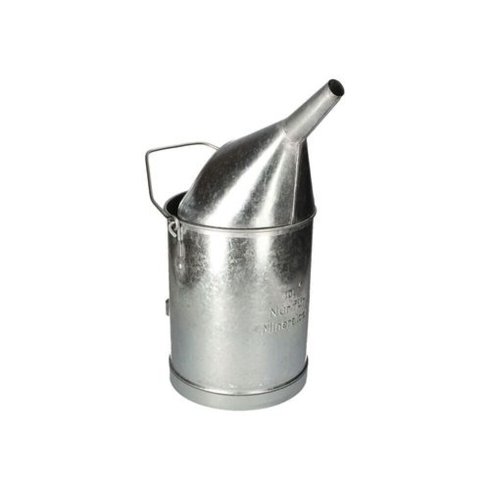 Imagen del producto: Denios cubo medidor de chapa de acero galvanizada, con escala interior, apto para calibración, 10 l