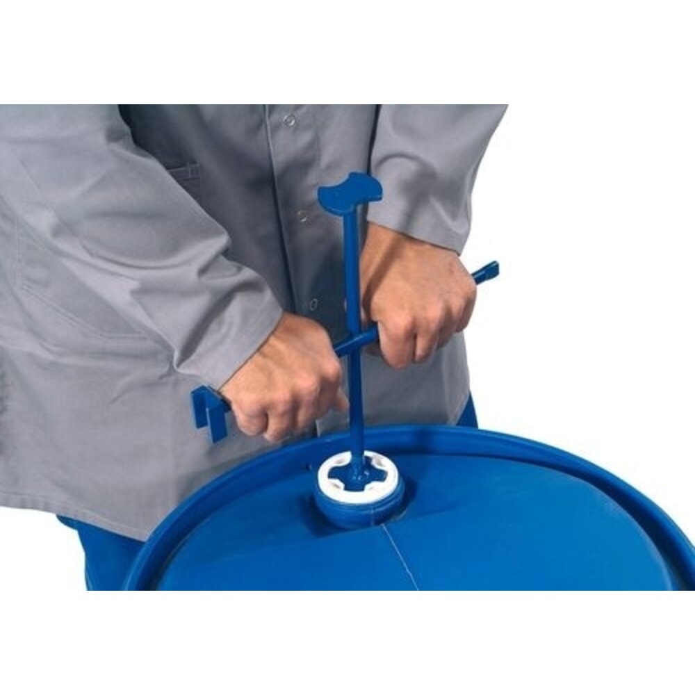 Número de imagen del producto 1: Denios llave para bidón en forma de cruz, de acero, pintada, para abrir los cierres de bidón más comunes