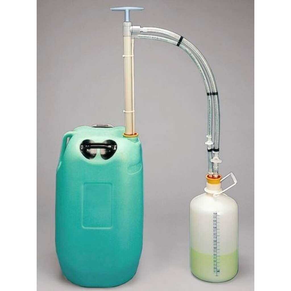 Denios bomba para bidón de polipropileno, estanca a los gases, con adaptador universal Imagen del producto: Denios bomba para bidón de polipropileno, estanca a los gases, con adaptador universal