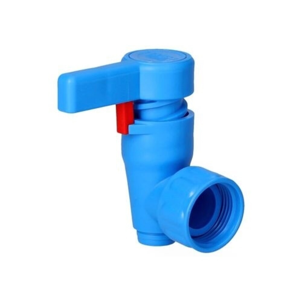 Número de imagen del producto 1: Grifo de descarga para bidones Denios de cuello ancho y que ahorran espacio, corto