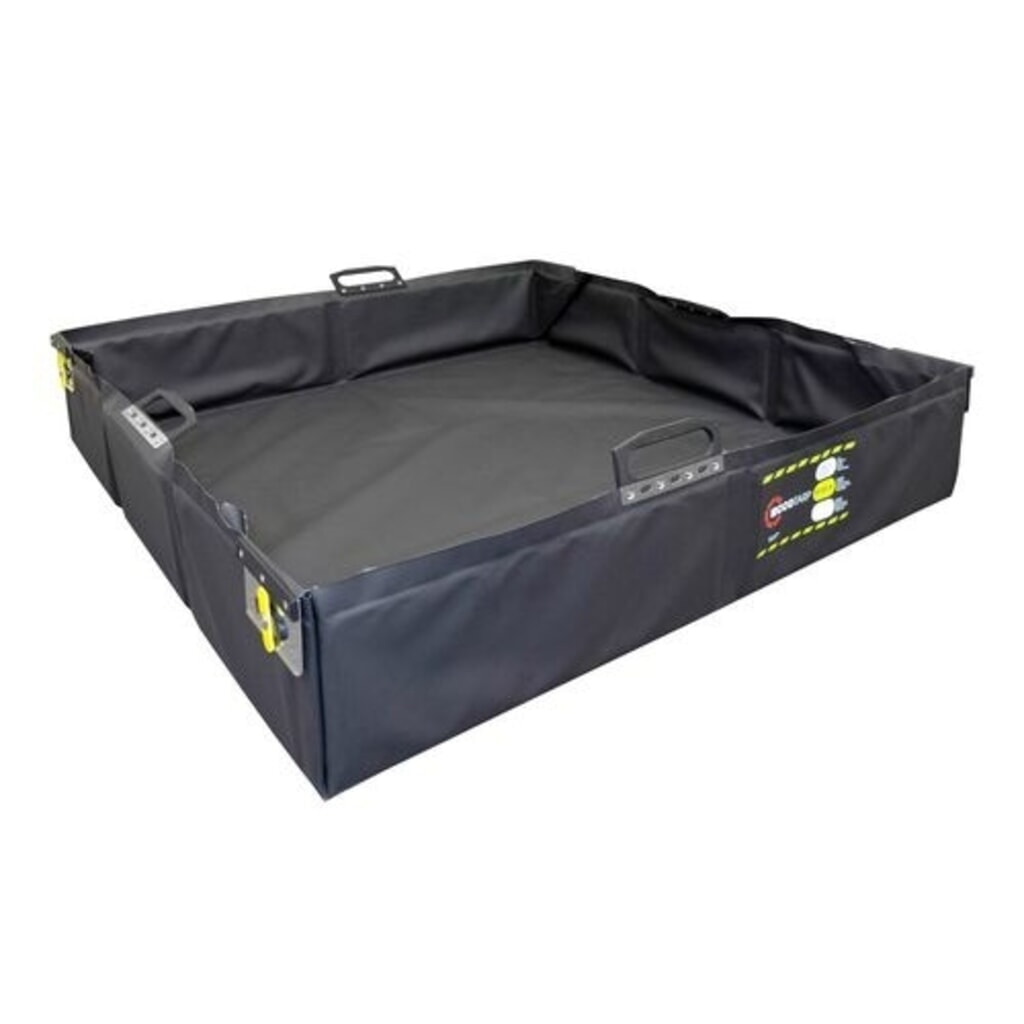 Imagen del producto: Denios bordillo reutilizable plegable de plástico, antiestática, capacidad 175 l, HxAxF 200 x 1000 x 1000 mm