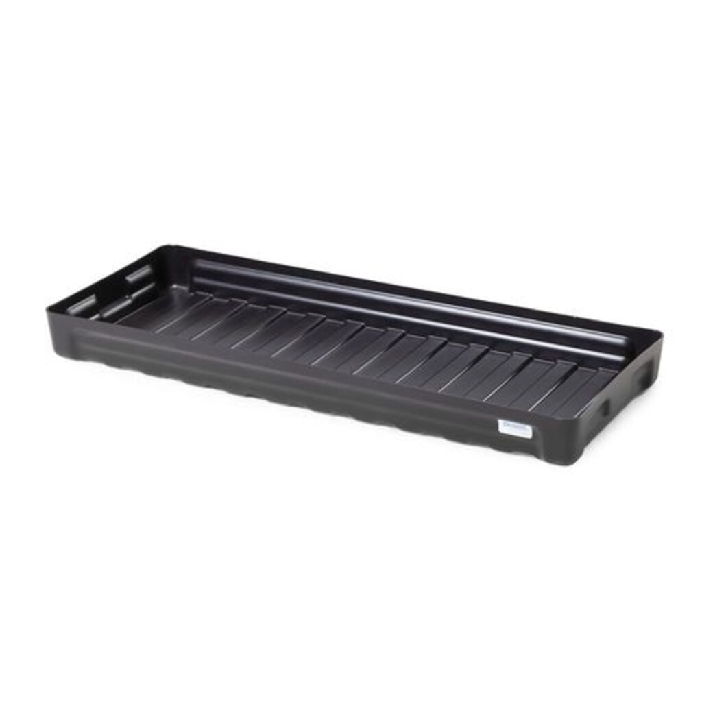Denios bordillo conductivo pro-line de PE (polietileno) para pequeños recipientes, sin rejilla galvanizada, capacidad 28 l, HxAxF 90 x 995 x 495 mm Imagen del producto: Denios bordillo conductivo pro-line de PE (polietileno) para pequeños recipientes, sin rejilla galvanizada, capacidad 28 l, HxAxF 90 x 995 x 495 mm