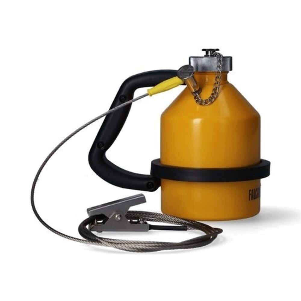 Imagen del producto: Denios garrafa de seguridad FALCON de acero, conexión a tierra, pintado, tapón de rosca, 1 l