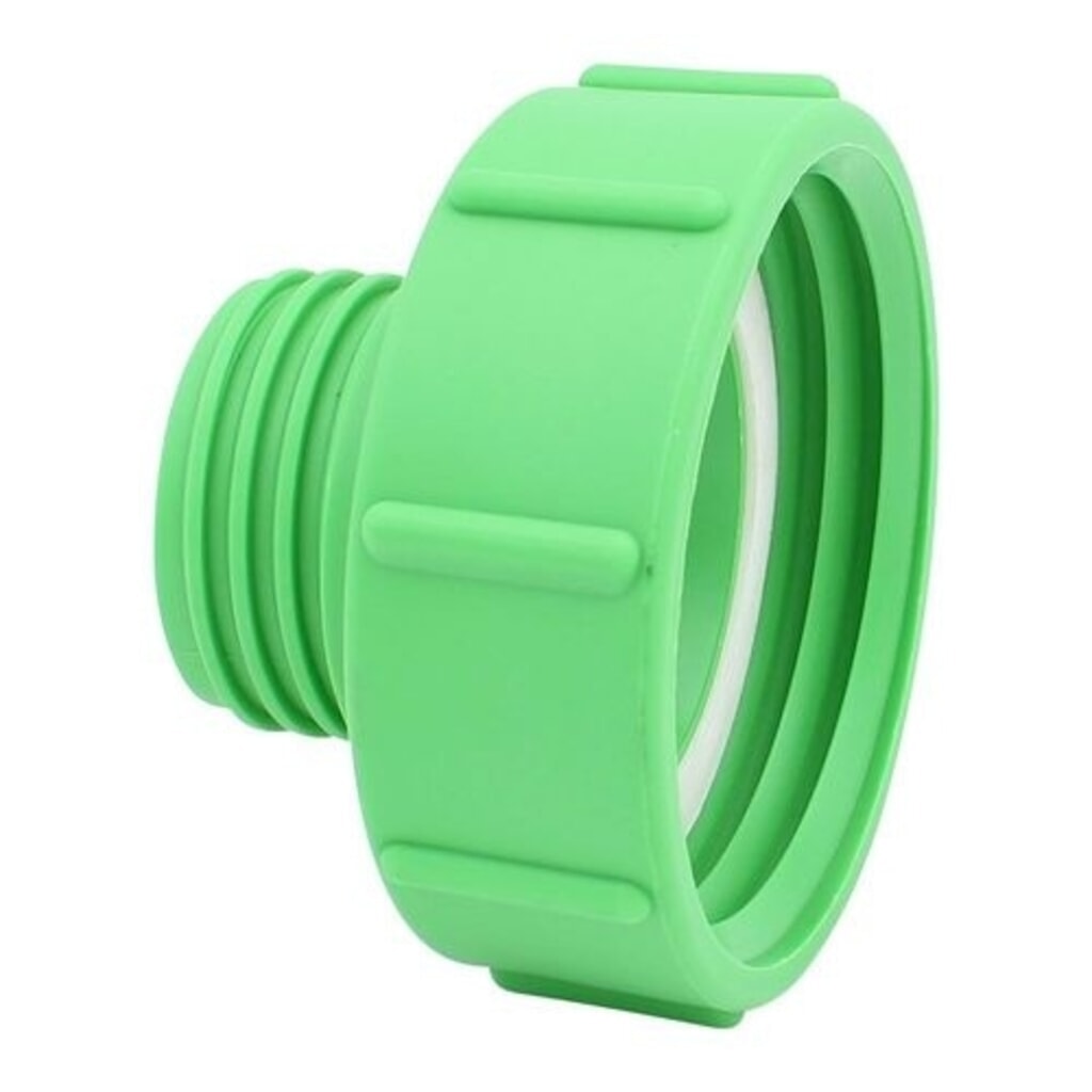 Denios adaptador IBC , rosca interior S100x8 a 2 roscas gruesas S60x6 rosca macho, 3 piezas Imagen del producto: Denios adaptador IBC , rosca interior S100x8 a 2 roscas gruesas S60x6 rosca macho, 3 piezas