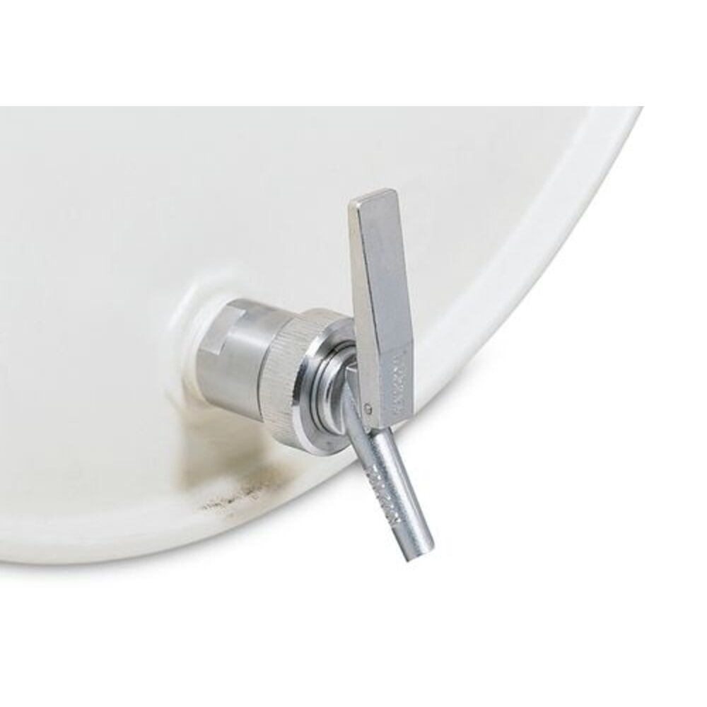 Número de imagen del producto 2: Denios grifo dosificador fino de acero inoxidable con cierre automático, diámetro de rosca 3/4 pulgadas