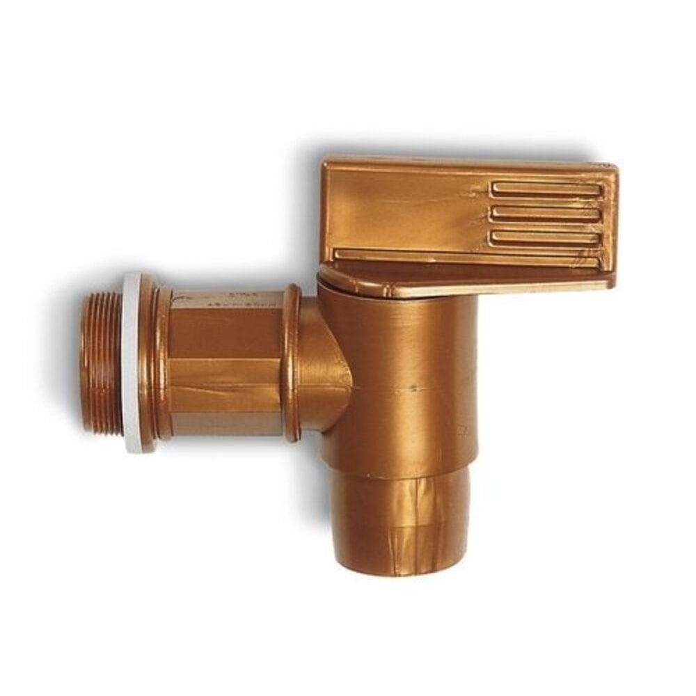 Número de imagen del producto 2: Denios grifo para bidón de polietileno, apto para productos químicos corrosivos y agresivos FH 2, rosca Ø 2 pulgadas