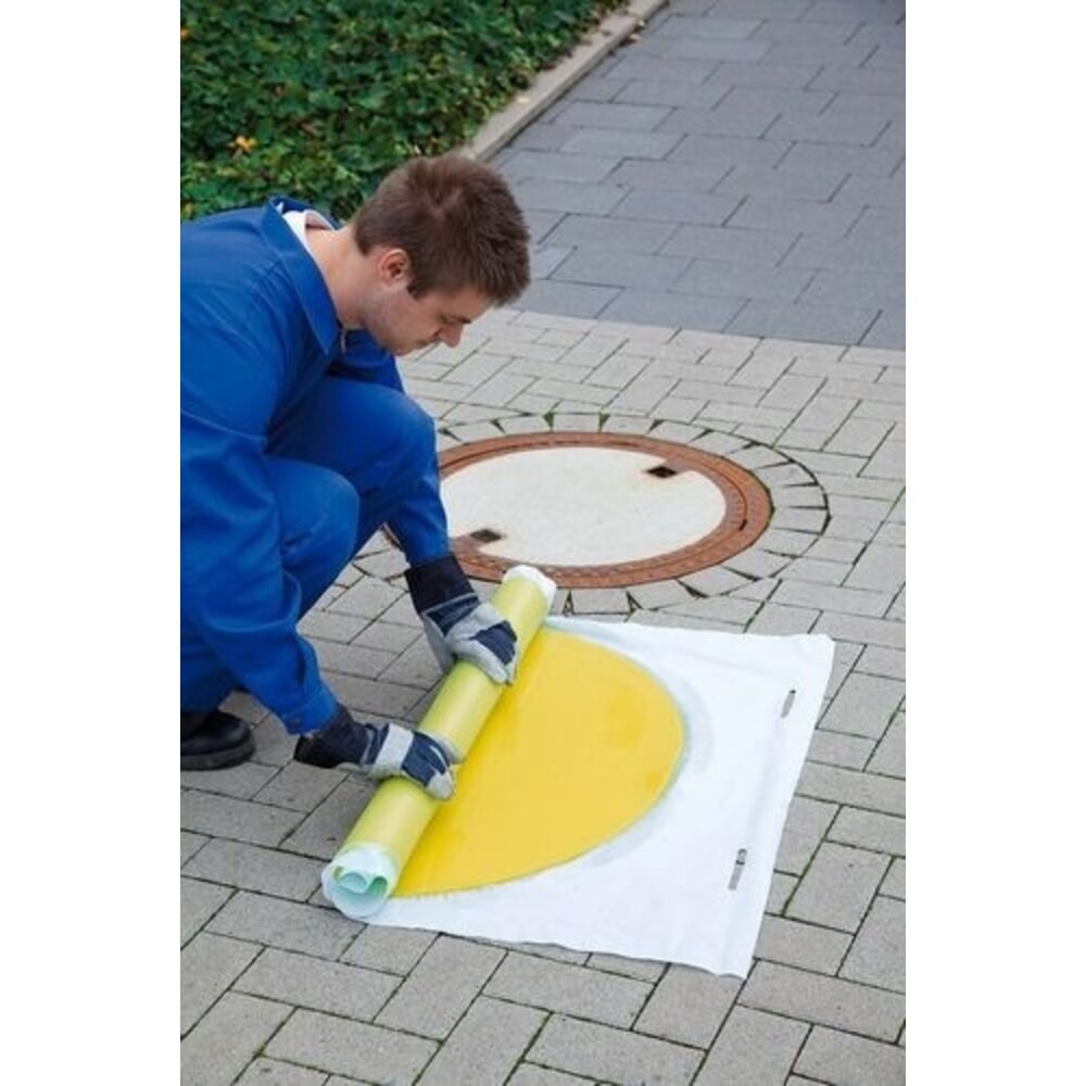 Número de imagen del producto 2: Denios alfombra de sellado para protección de alcantarillado, forma redonda, altura 8 mm, Ø 450 mm