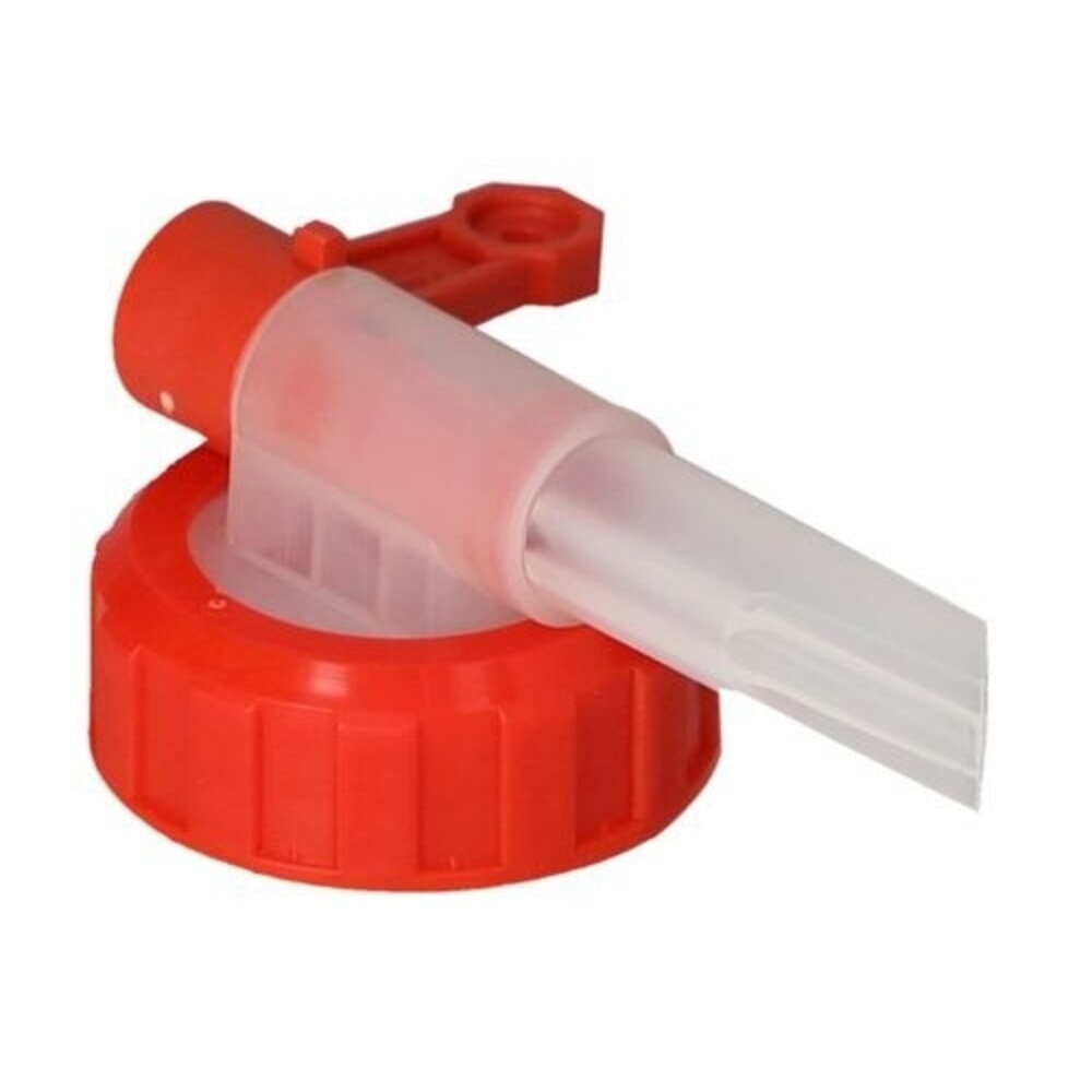 Número de imagen del producto 2: Denios grifo de plástico, apto para uso alimentario, resistente a los ácidos AH 40, diámetro de rosca 42 mm