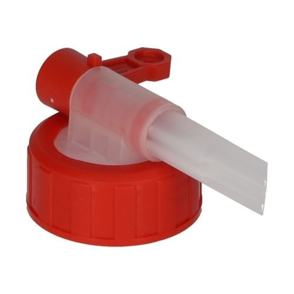 Número de imagen del producto 2: Denios grifo de plástico, apto para uso alimentario, resistente a los ácidos AH 45, diámetro de rosca 45 mm