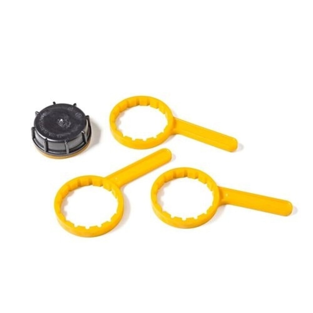 Número de imagen del producto 2: Denios abridor para tapones de rosca DIN70, llave de estrella de plástico DN70