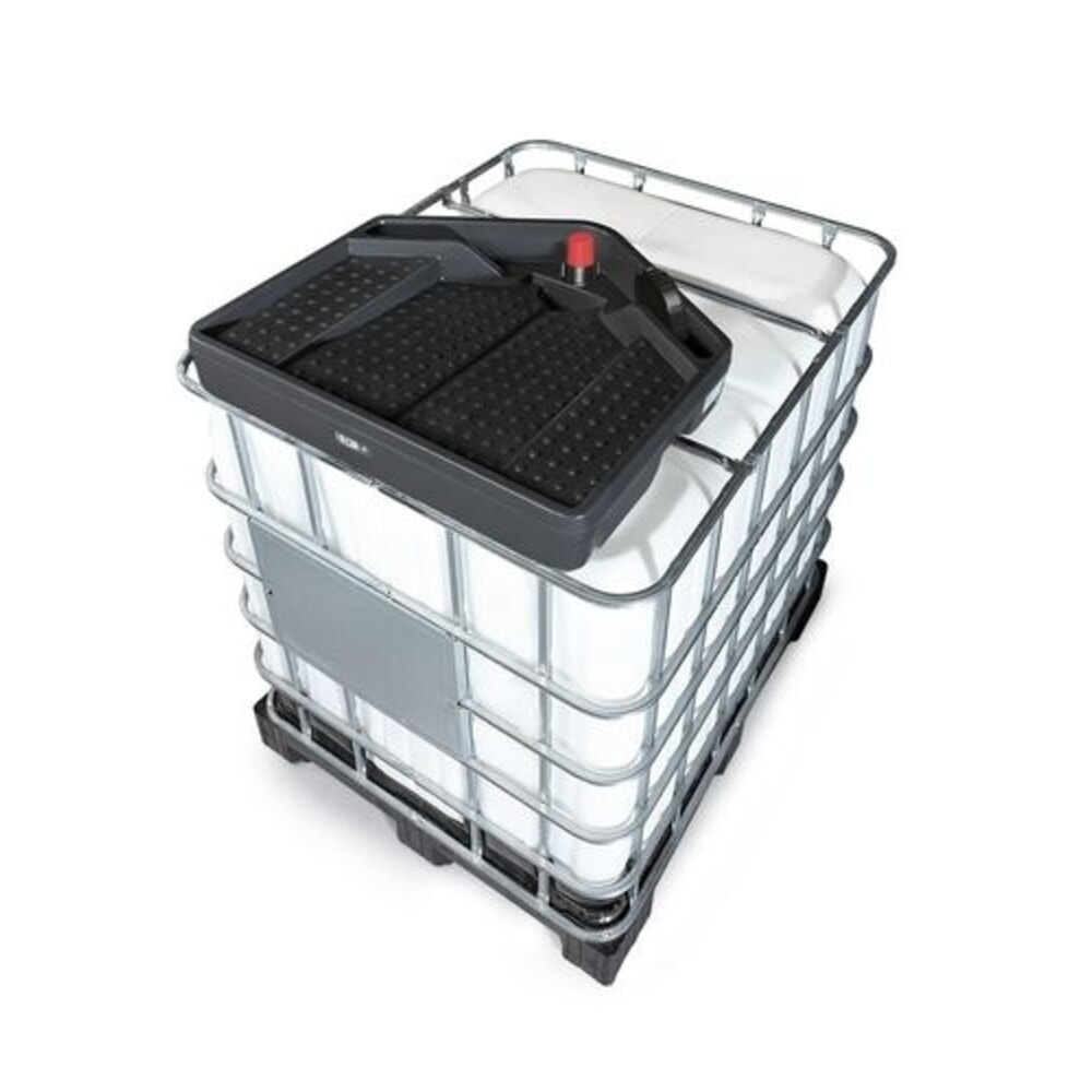 Número de imagen del producto 2: Denios embudo para bidón IBC FALCON de PE, 15 l, cuadrado, abertura de drenaje Ø 145 mm