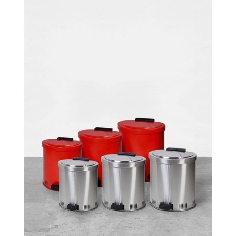 Número de imagen del producto 2: Denios contenedor de seguridad para residuos, de acero inoxidable, con amortiguación de tapa, volumen 20 l