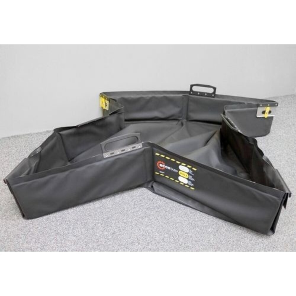 Número de imagen del producto 2: Denios bordillo reutilizable plegable de plástico, antiestática, capacidad 210 l, HxAxF 225 x 840 x 1240 mm