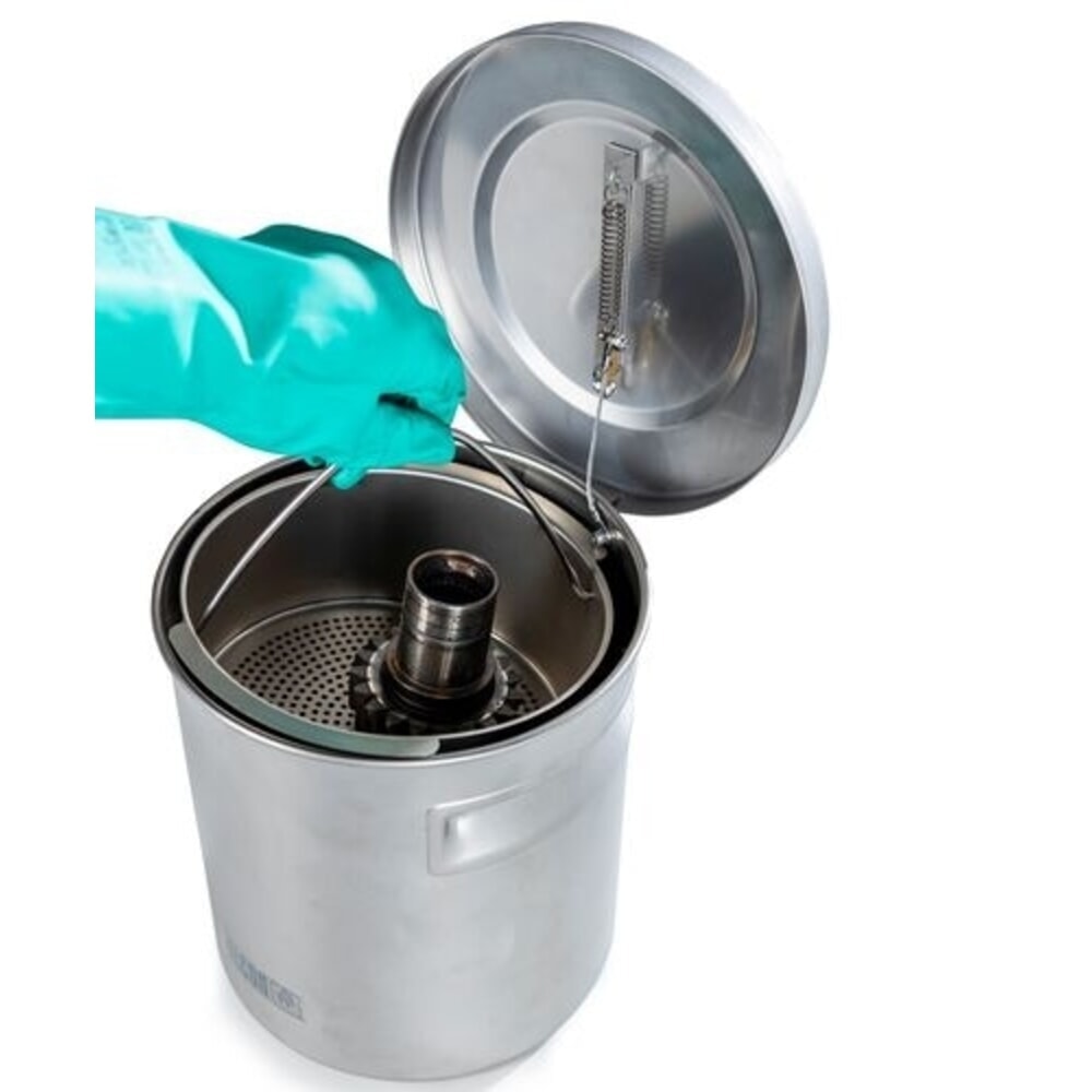 Número de imagen del producto 2: Denios cesta para piezas de acero inoxidable FALCON, para contenedor de 8 l