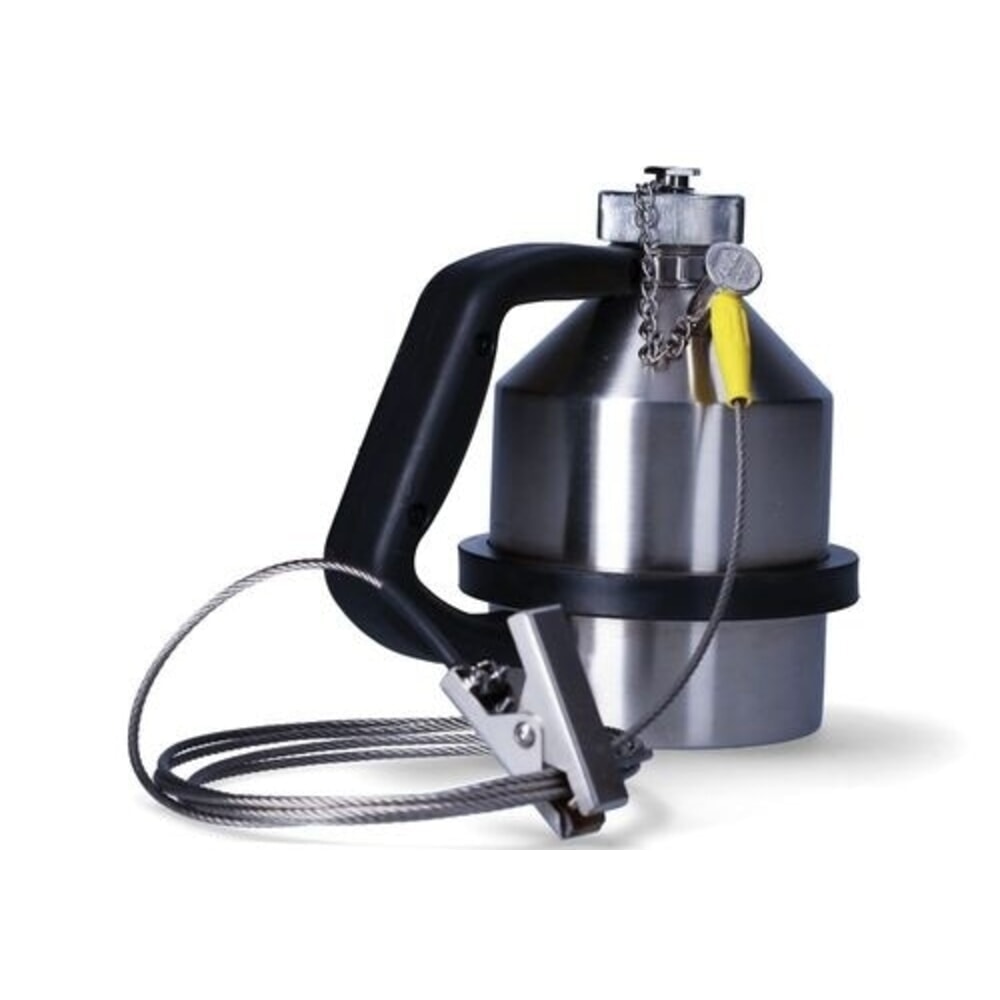 Número de imagen del producto 2: Denios garrafa de seguridad de acero inoxidable FALCON, conexión a tierra, tapón de rosca, 1 l