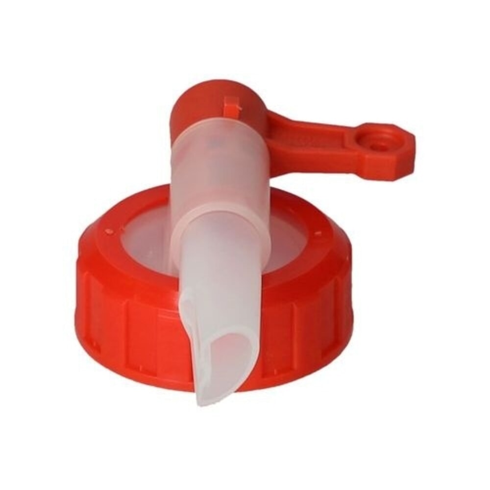 Número de imagen del producto 3: Denios grifo de plástico, apto para uso alimentario, resistente a los ácidos AH 40, diámetro de rosca 42 mm