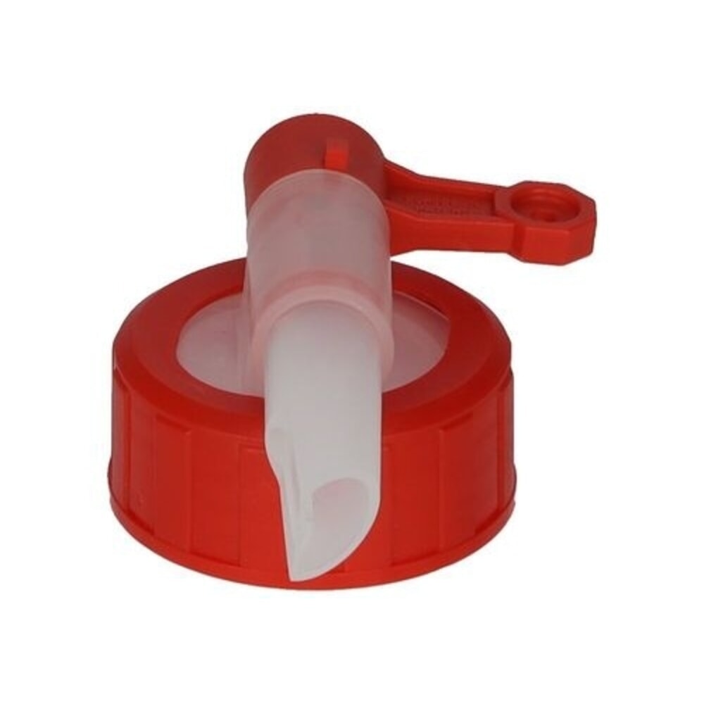 Número de imagen del producto 3: Denios grifo de plástico, apto para uso alimentario, resistente a los ácidos AH 45, diámetro de rosca 45 mm