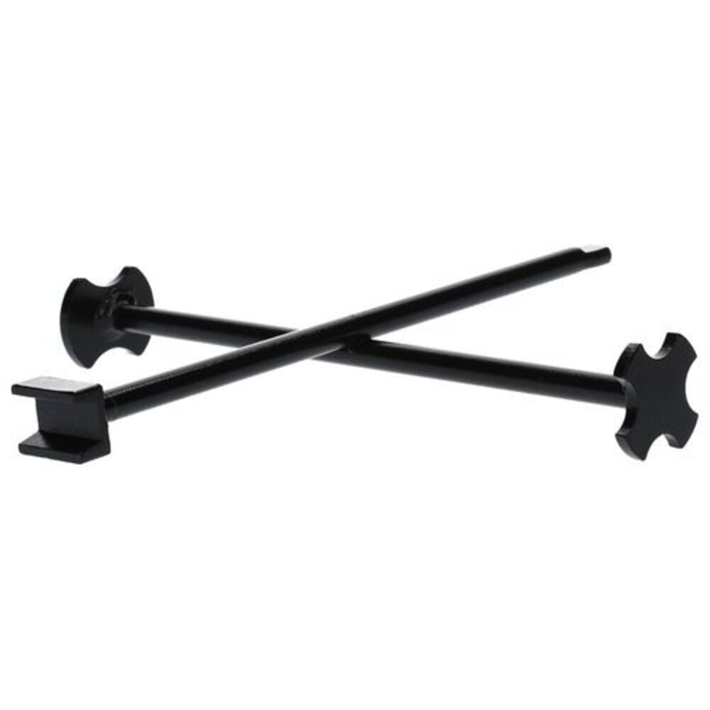 Número de imagen del producto 3: Denios llave para bidón en forma de cruz, de acero, pintada, para abrir los cierres de bidón más comunes