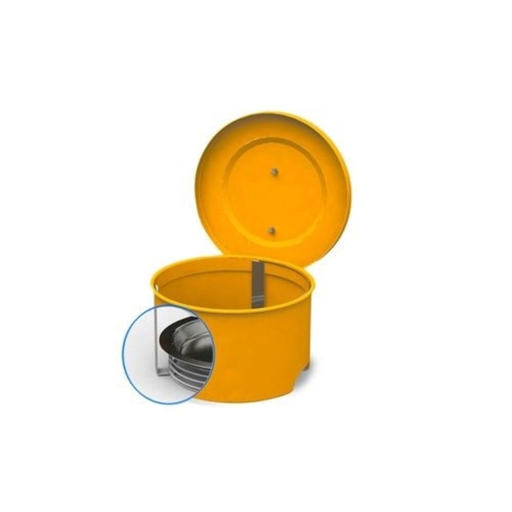 Número de imagen del producto 2: Denios limpiador de piezas pequeñas FALCON de acero pintado, con cesta de inmersión, 4 l