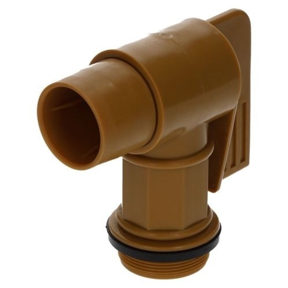 Número de imagen del producto 4: Denios grifo para bidón de polietileno, apto para productos químicos corrosivos y agresivos FH 2, rosca Ø 2 pulgadas