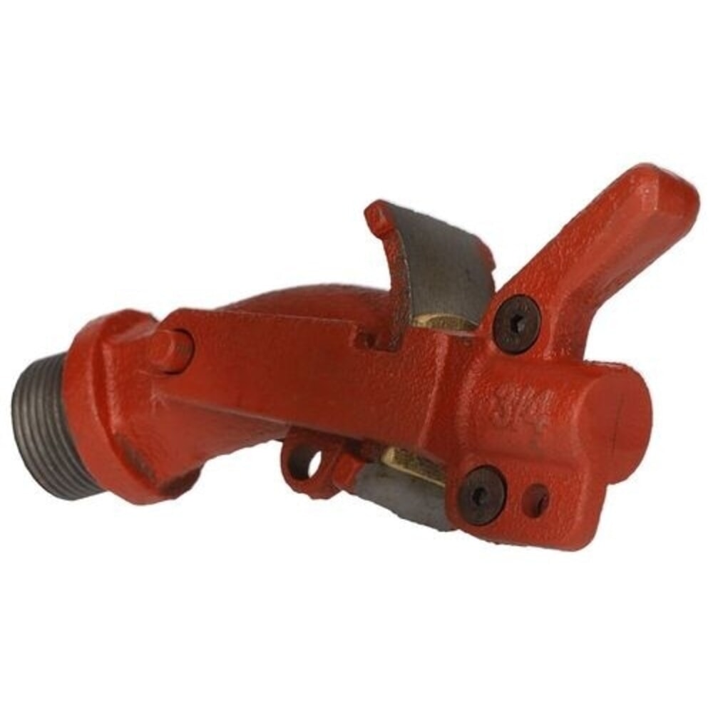 Número de imagen del producto 3: Denios grifo para bidón de hierro fundido con placa de bloqueo de latón, diámetro de rosca de 3/4 pulgadas