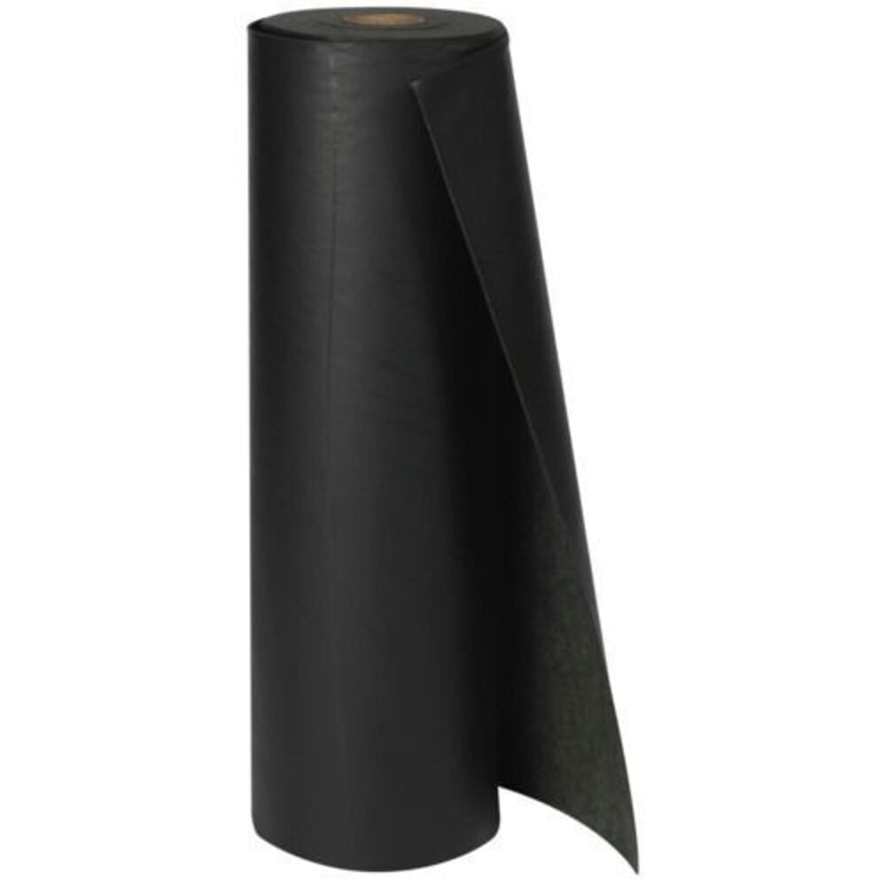 Número de imagen del producto 4: Denios rollo de protección para suelos de fieltro aglutinante DENSORB® Extra PE, con revestimiento de PE negro, 91 cm x 15 m