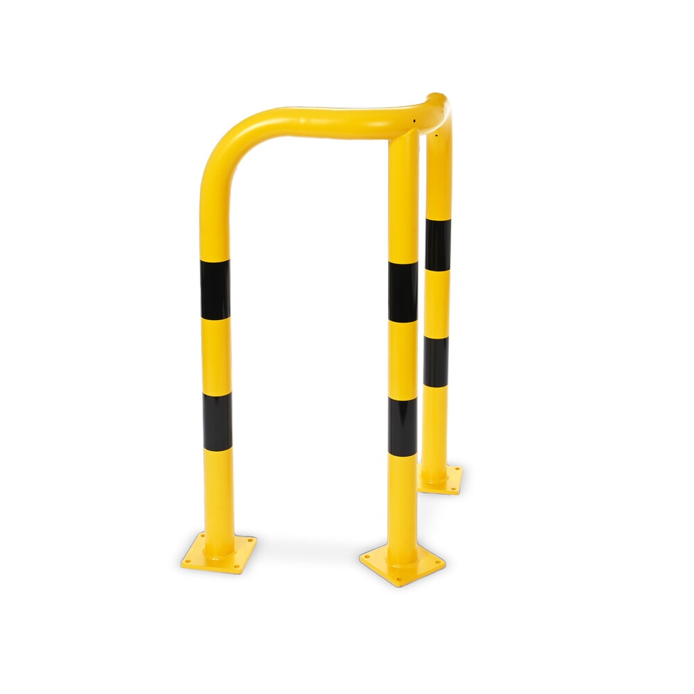 Número de imagen del producto 2: Steinbock® arco de protección contra impactos para esquina para uso en interiores, altura x longitud 1200 x 600 mm, diámetro 76 mm