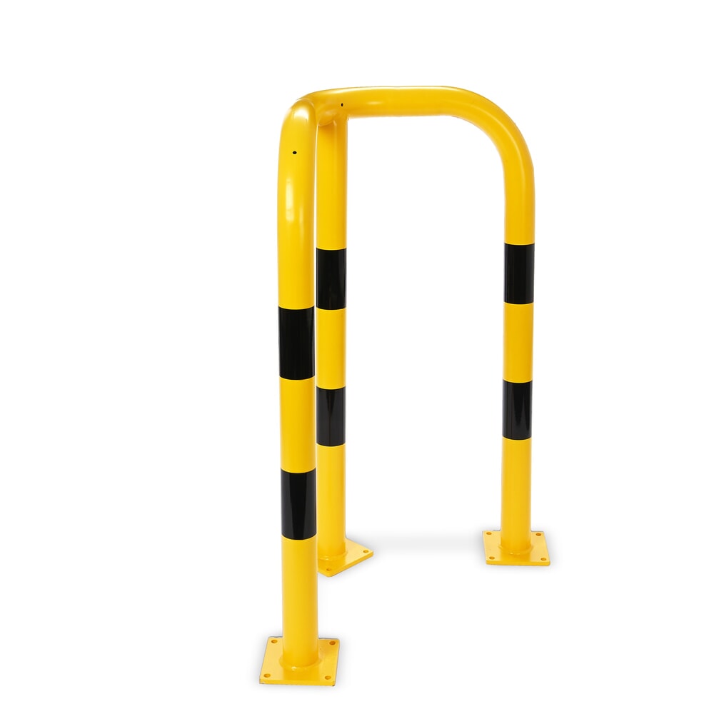 Número de imagen del producto 4: Steinbock® arco de protección contra impactos para esquina para uso en interiores, altura x longitud 1200 x 600 mm, diámetro 76 mm