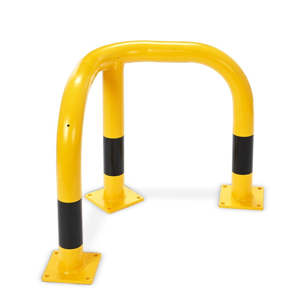 Número de imagen del producto 2: Steinbock® arco de protección contra impactos para esquina para uso en interiores, altura x longitud 600 x 600 mm, diámetro 76 mm