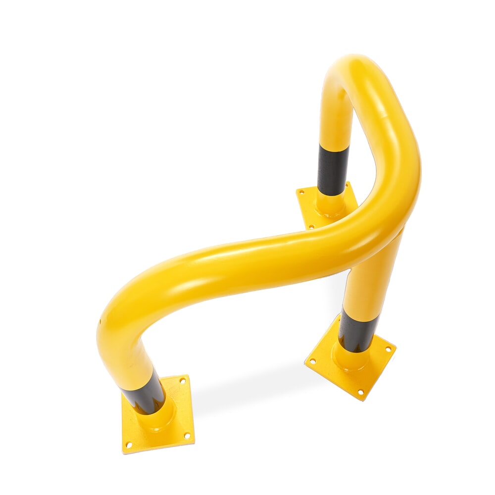 Número de imagen del producto 4: Steinbock® arco de protección contra impactos para esquina para uso en interiores, altura x longitud 600 x 600 mm, diámetro 76 mm