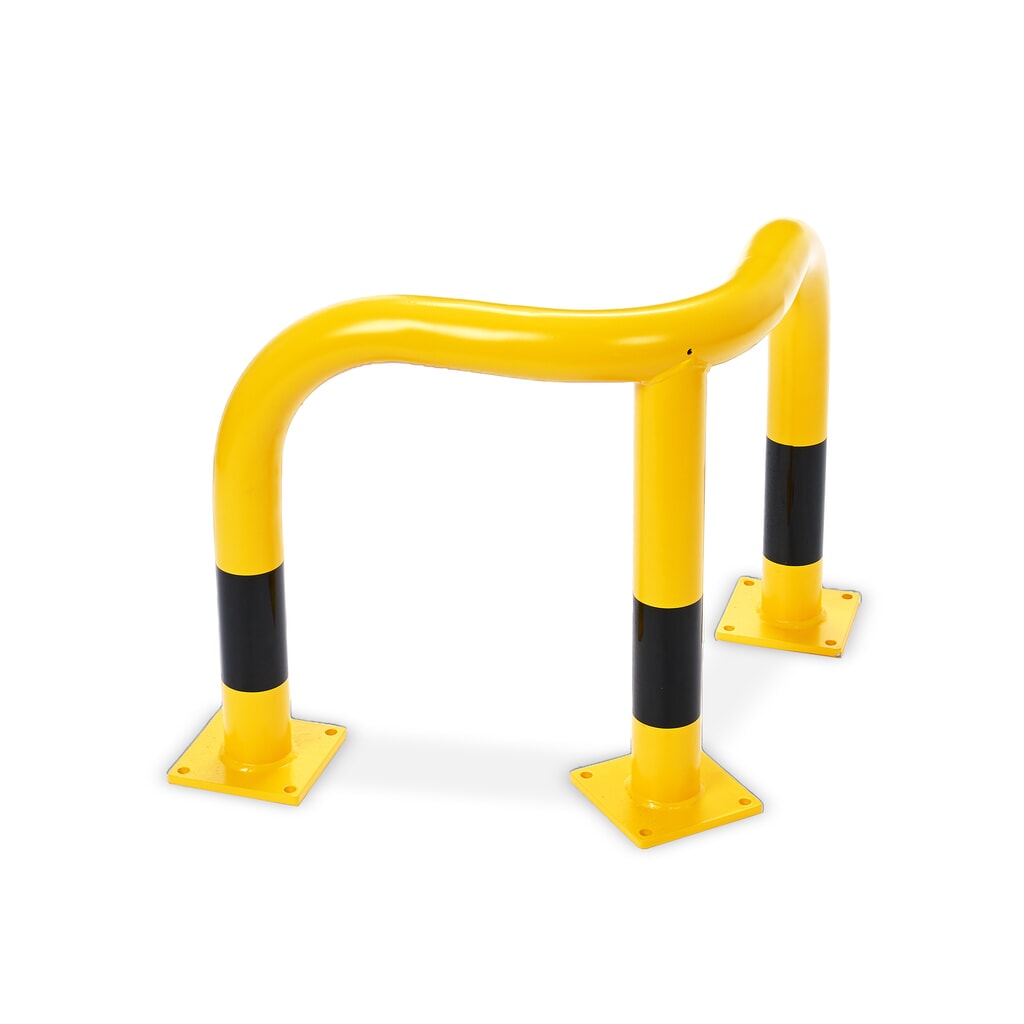Steinbock® arco de protección contra impactos para esquina para uso en interiores, altura x longitud 600 x 600 mm, diámetro 76 mm Imagen del producto: Steinbock® arco de protección contra impactos para esquina para uso en interiores, altura x longitud 600 x 600 mm, diámetro 76 mm