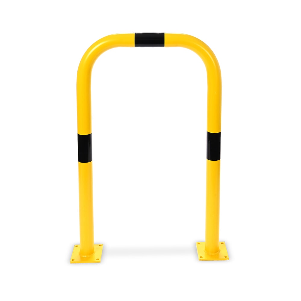 Número de imagen del producto 1: Steinbock® estribo de protección antichoques, uso interior, HxL 1200 x 750 mm, Ø 76 mm