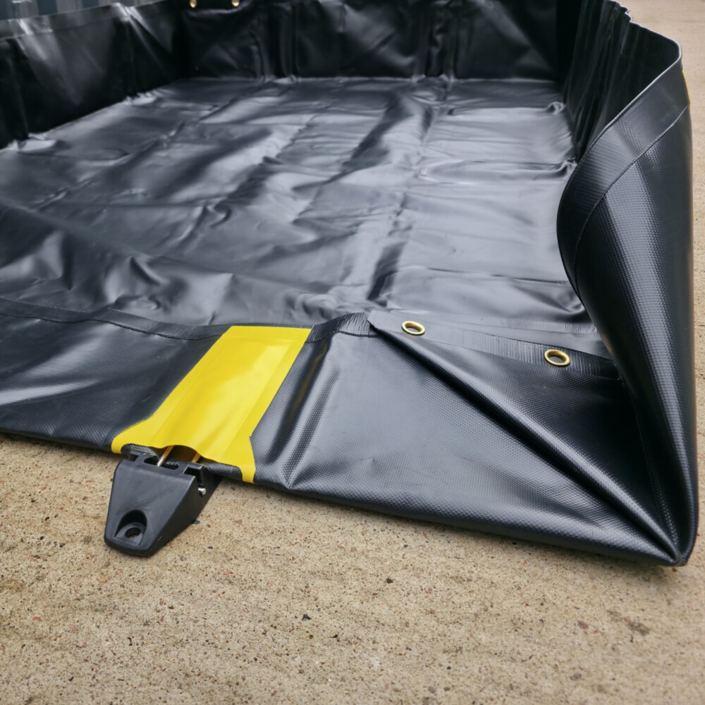 Número de imagen del producto 12: Steinbock® cubeta de retención plegable Ultra de PVC, HxAxF 305 x 6.100 x 6.100 mm, capacidad 11.318 l